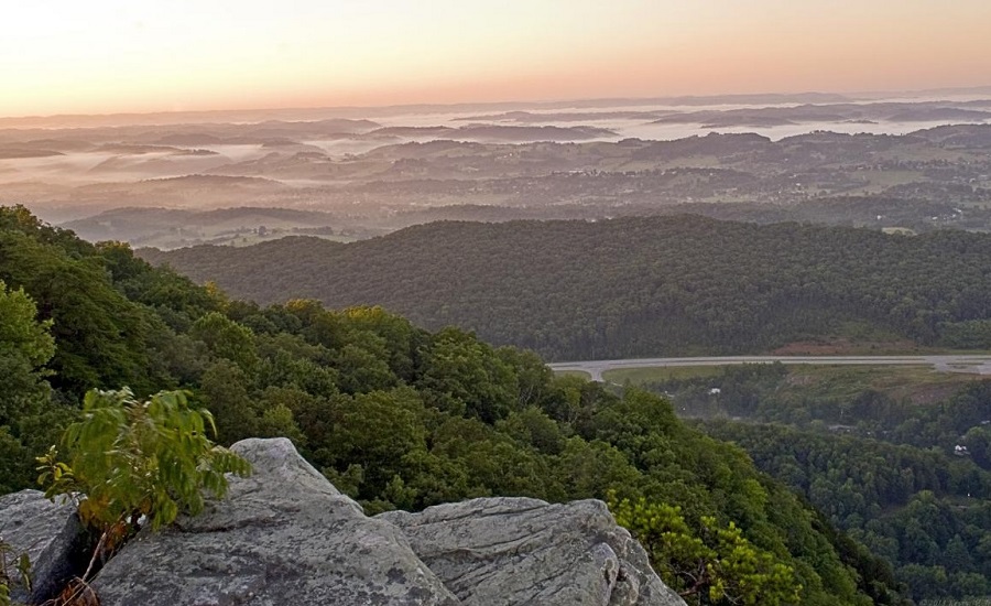  view over Claiborne County, Tennessee