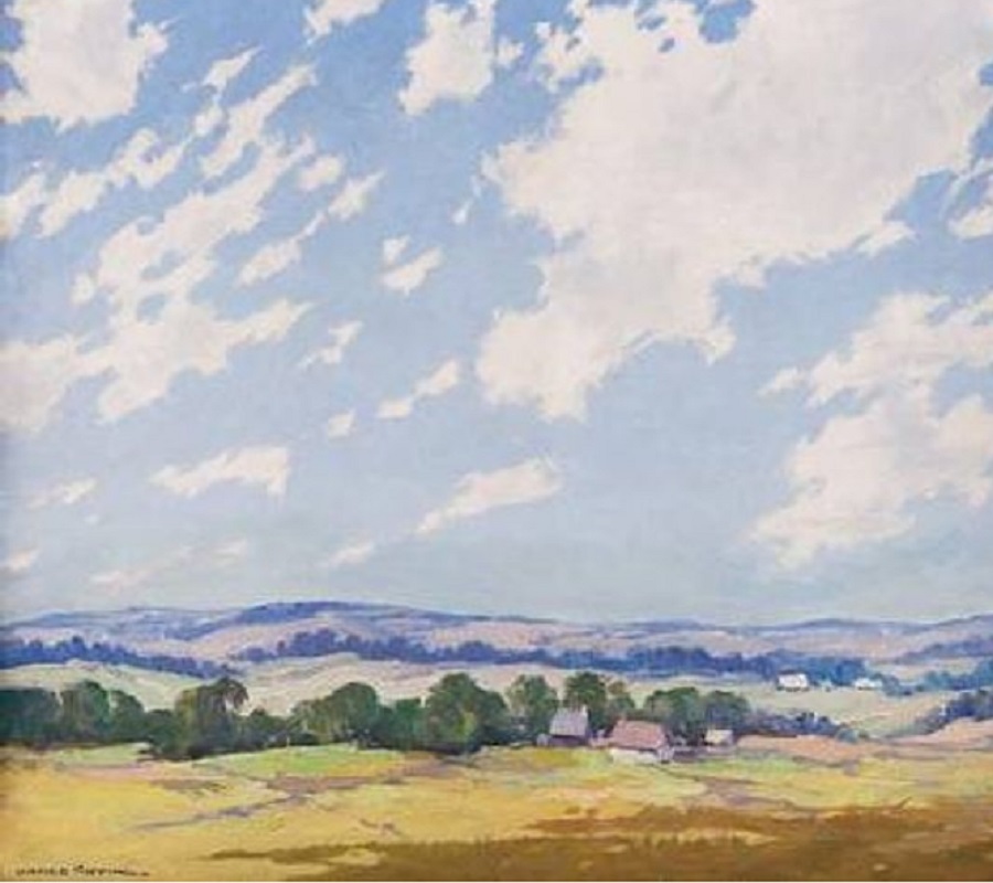  'Clouds Over Illinois,' by James Topping (1879 - 1948) 